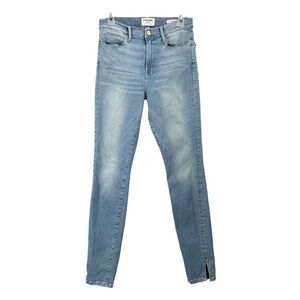 Frame Le High Skinny Crop‎ jeans Size 30 light wash